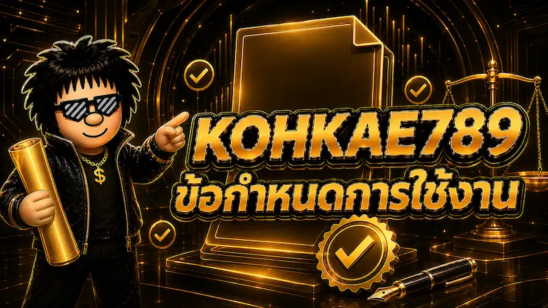 ข้อกำหนดการใช้งาน KOHKAE789